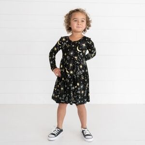 NIB Little Sleepies Celebration Stars Twirl Dress- 5